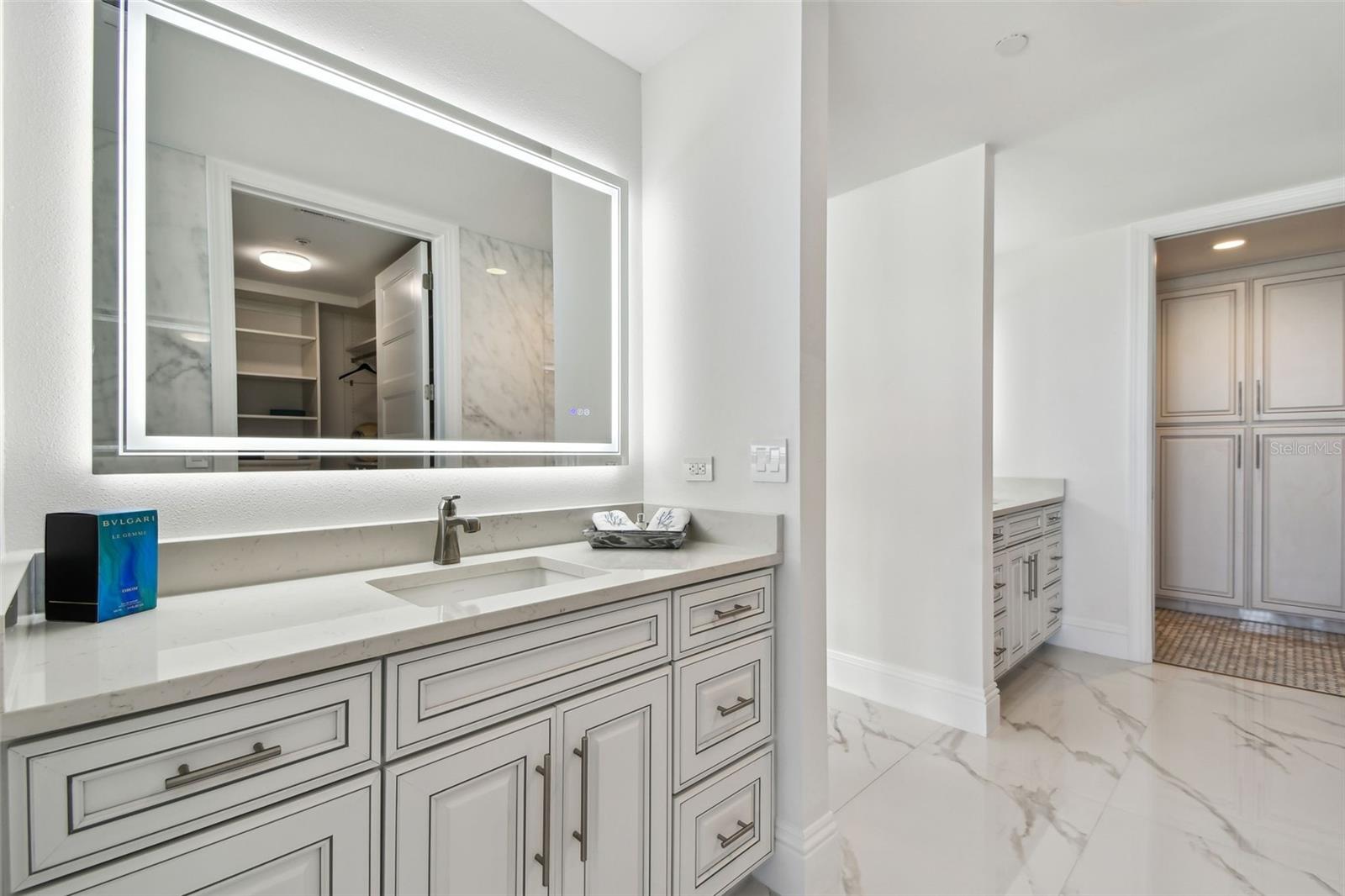 Primary Bathroom- One of two separate vanities