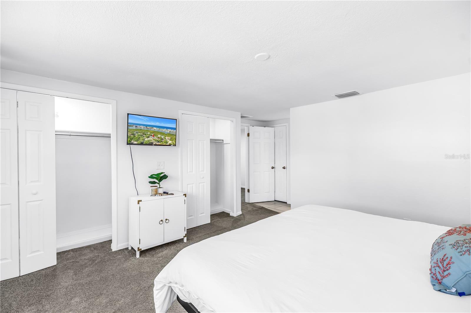 Two closets for double the storage