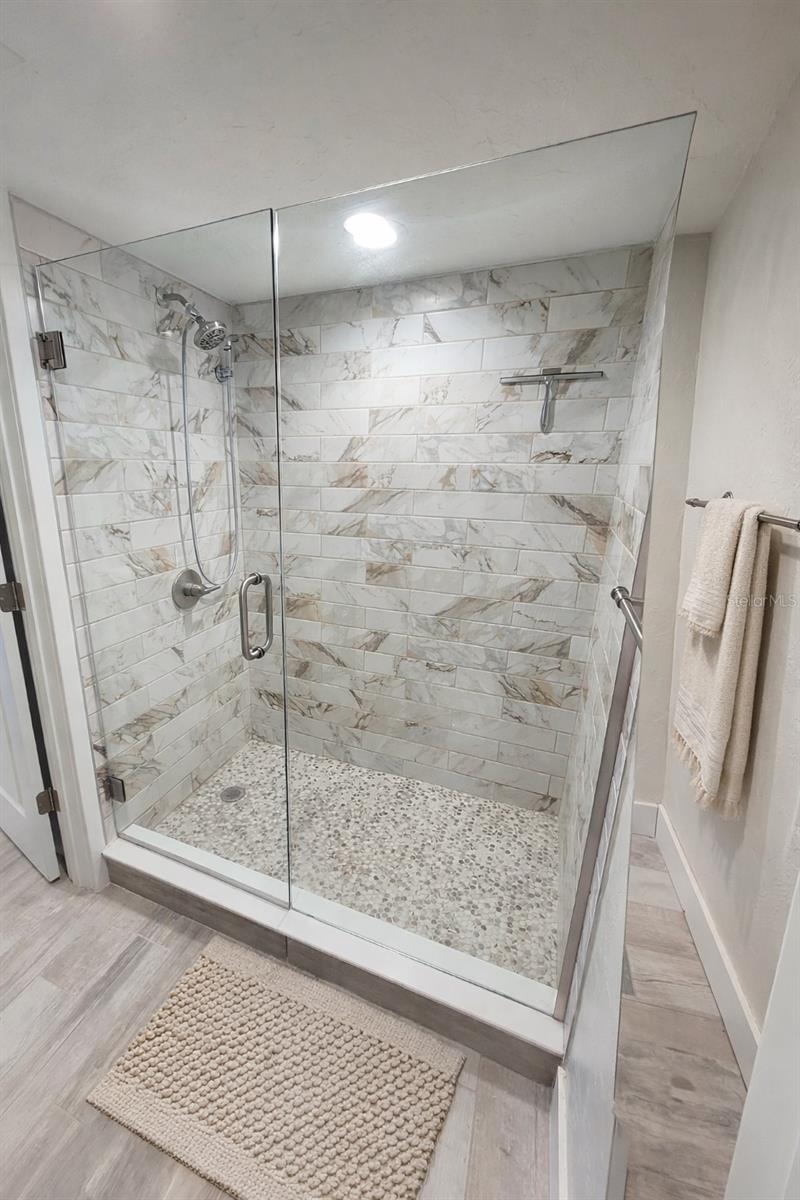 Master bath walk in shower