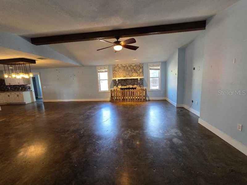 Living room Fireplace