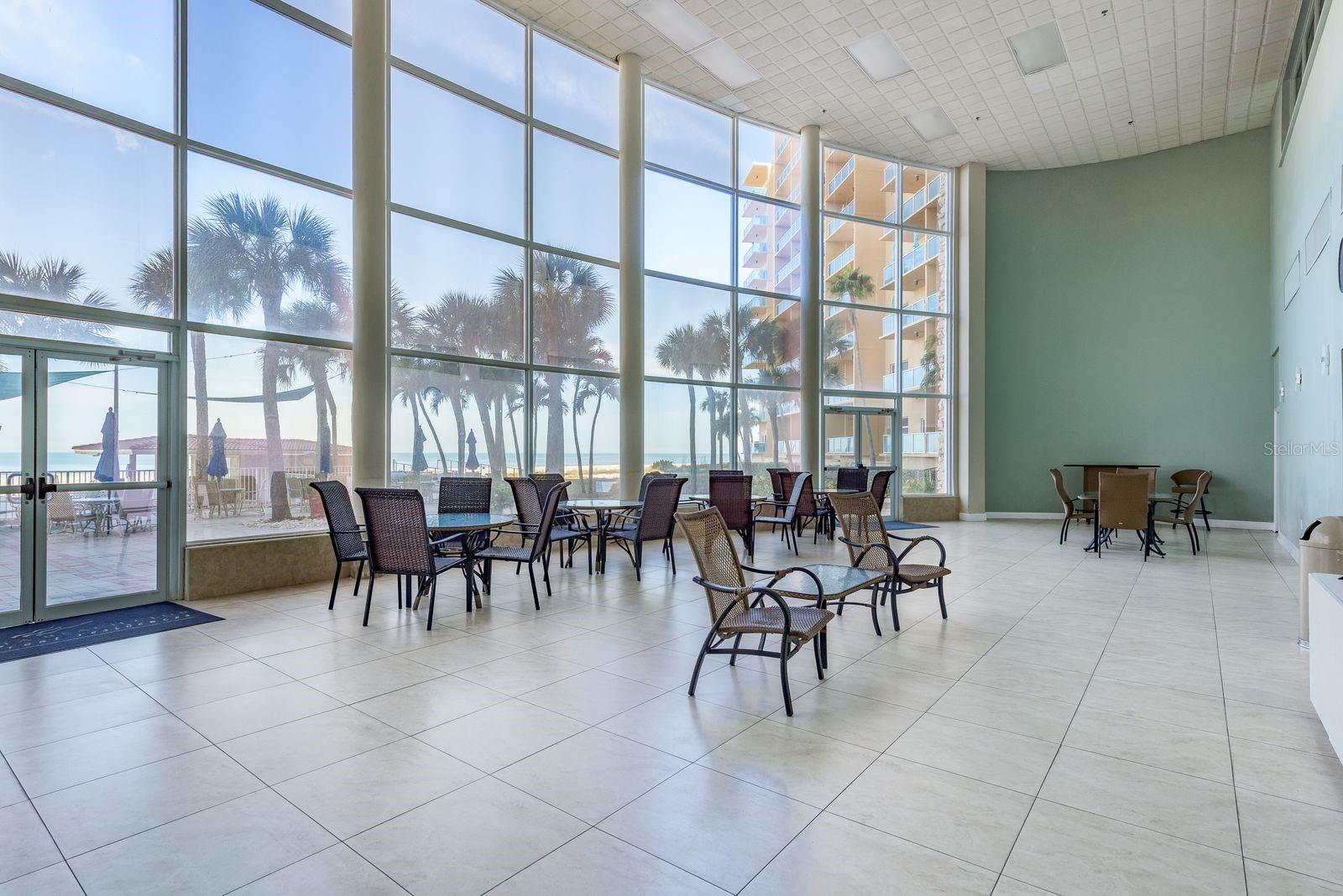 Large Community Room w Kitchen for Events and Gulf View!