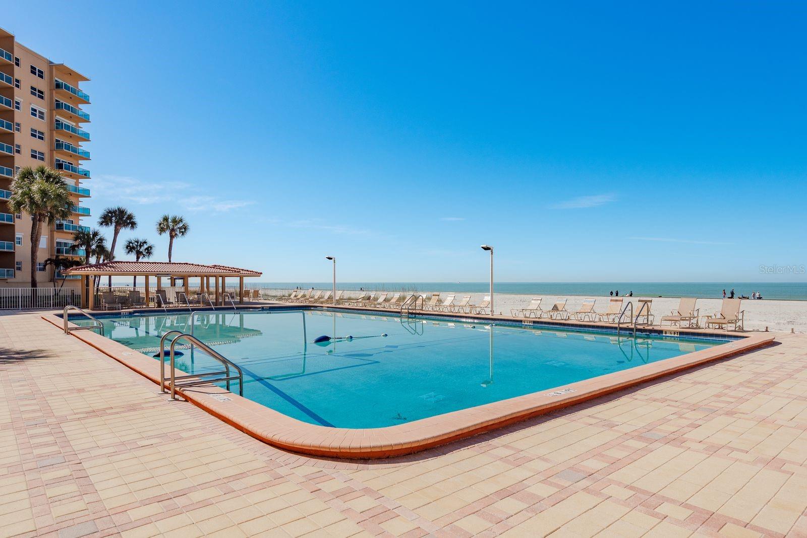 Largest Private Pool on the Beach?
