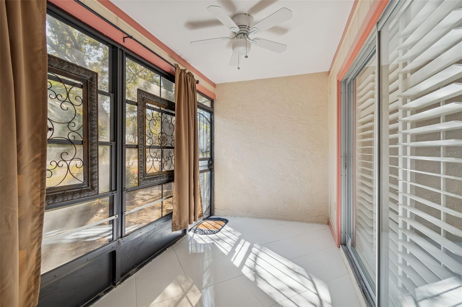 Light and airy sunroom