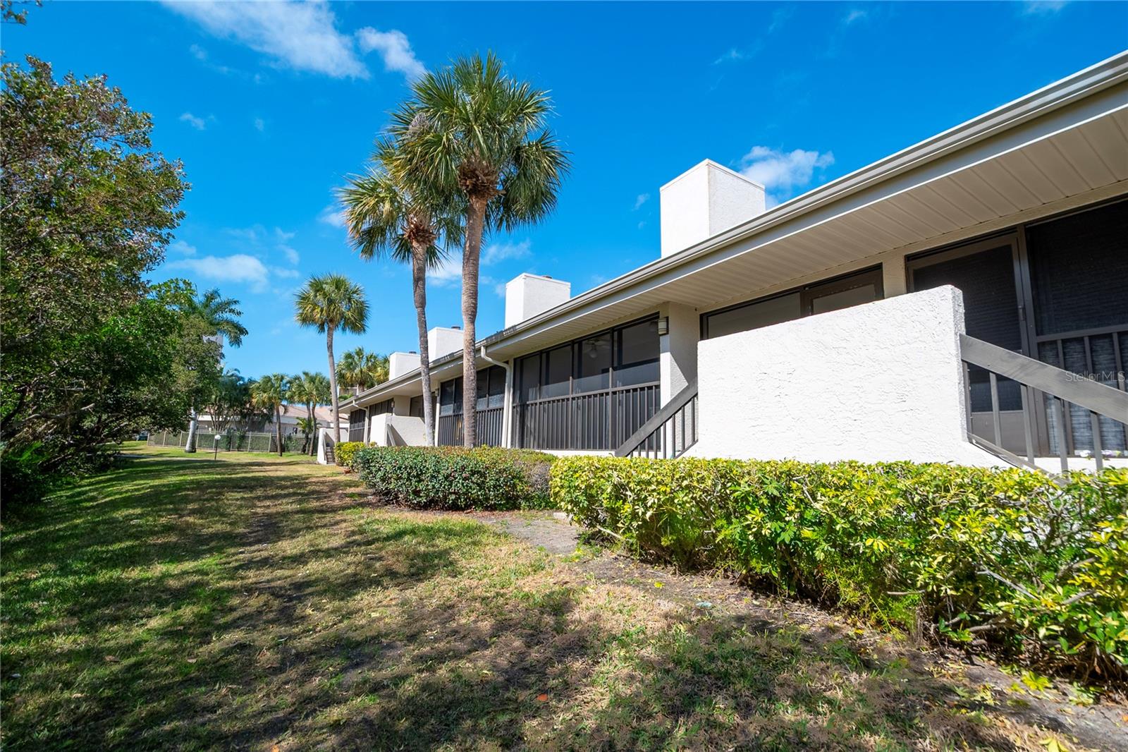 Lanai from back yard