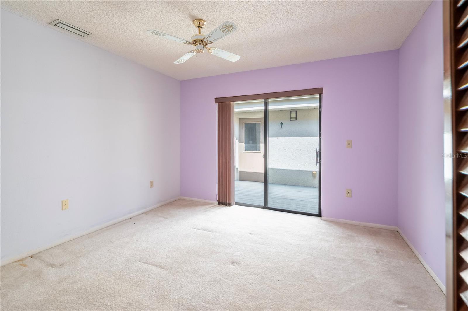 Spacious guest bedroom