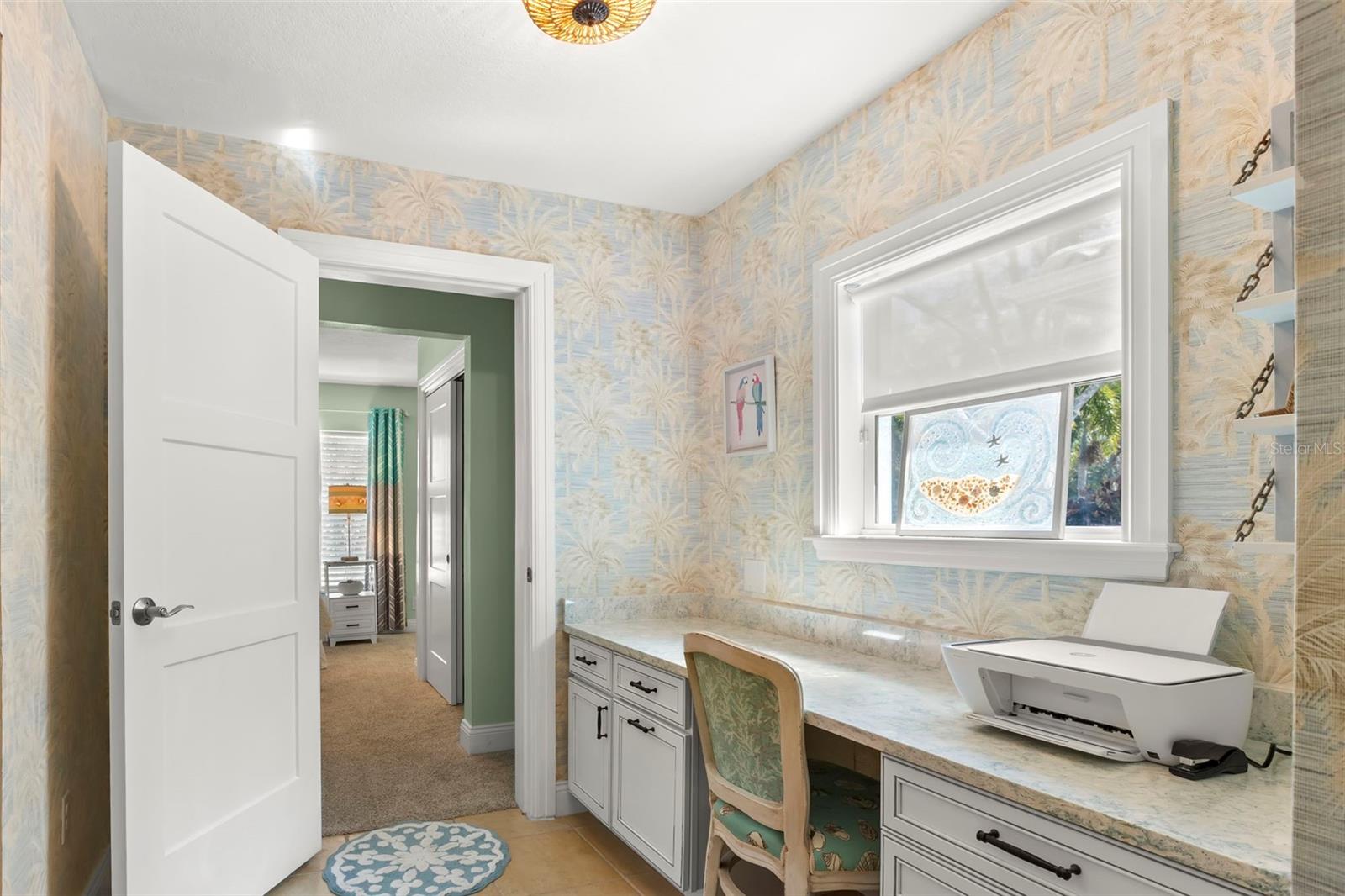 Office area off secondary bedroom #3