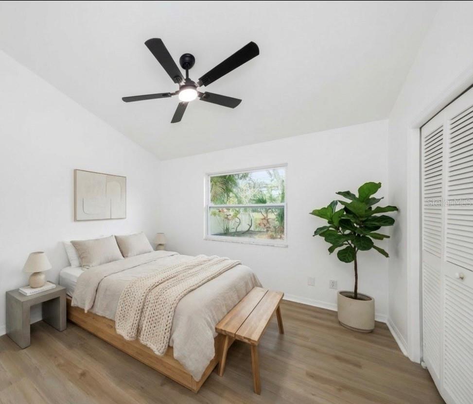 Spacious guest bedrooms