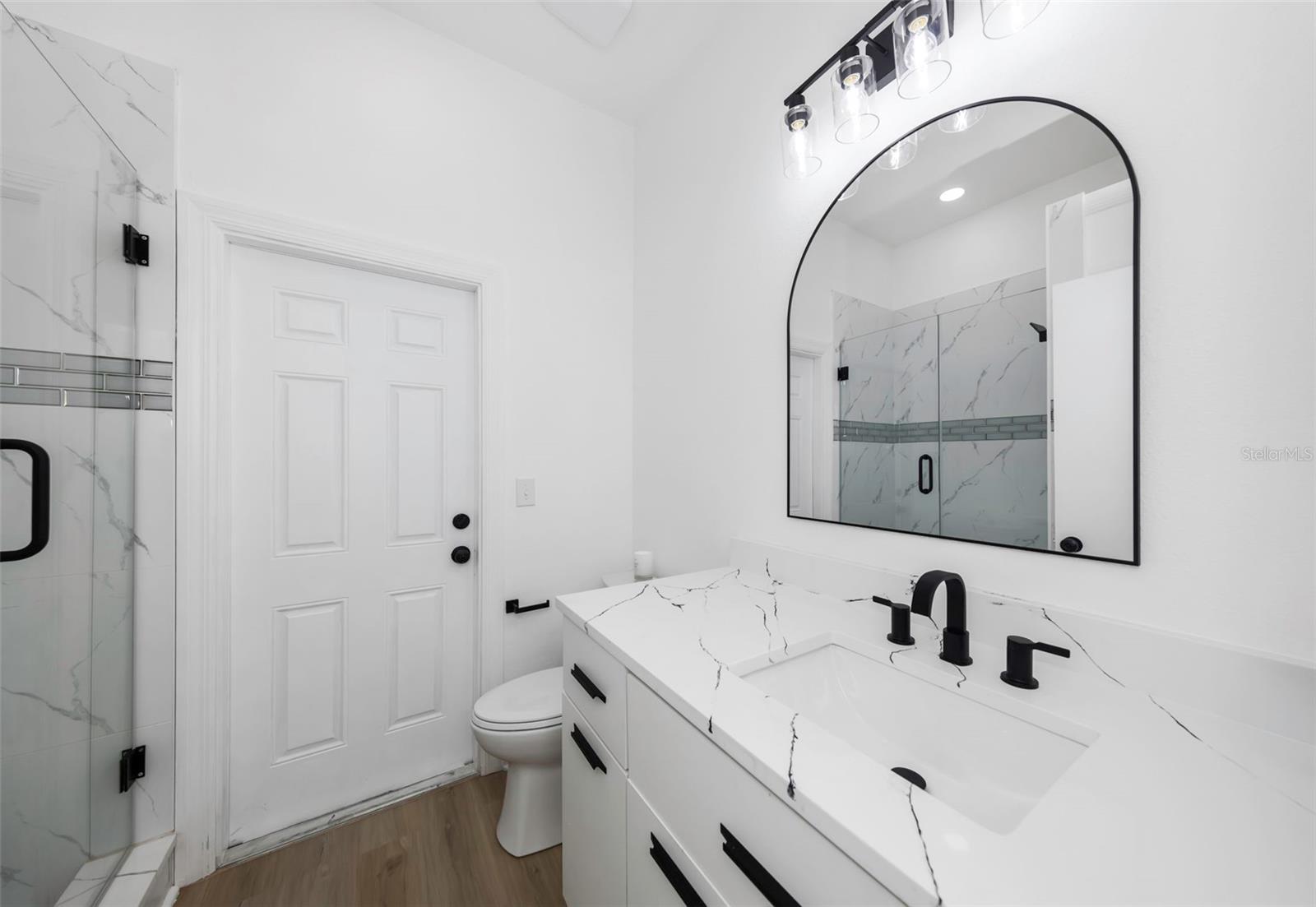 All new guest bathroom