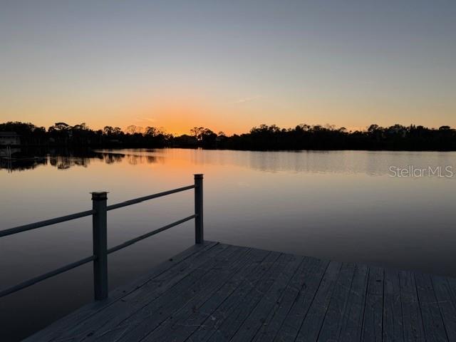 Sunset - facing west - from deck.