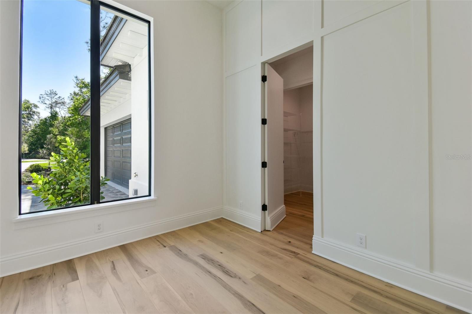 office with hidden door open