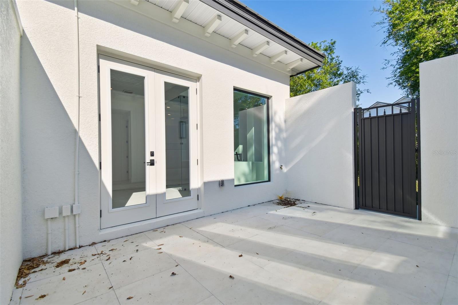 Courtyard off primary bath