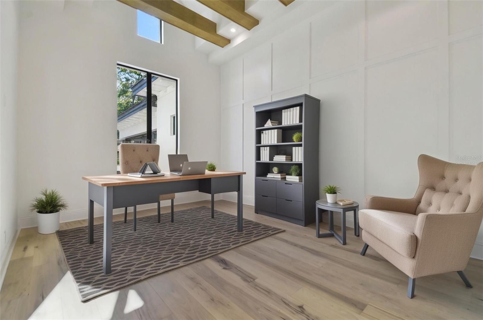 Virtually Staged office
