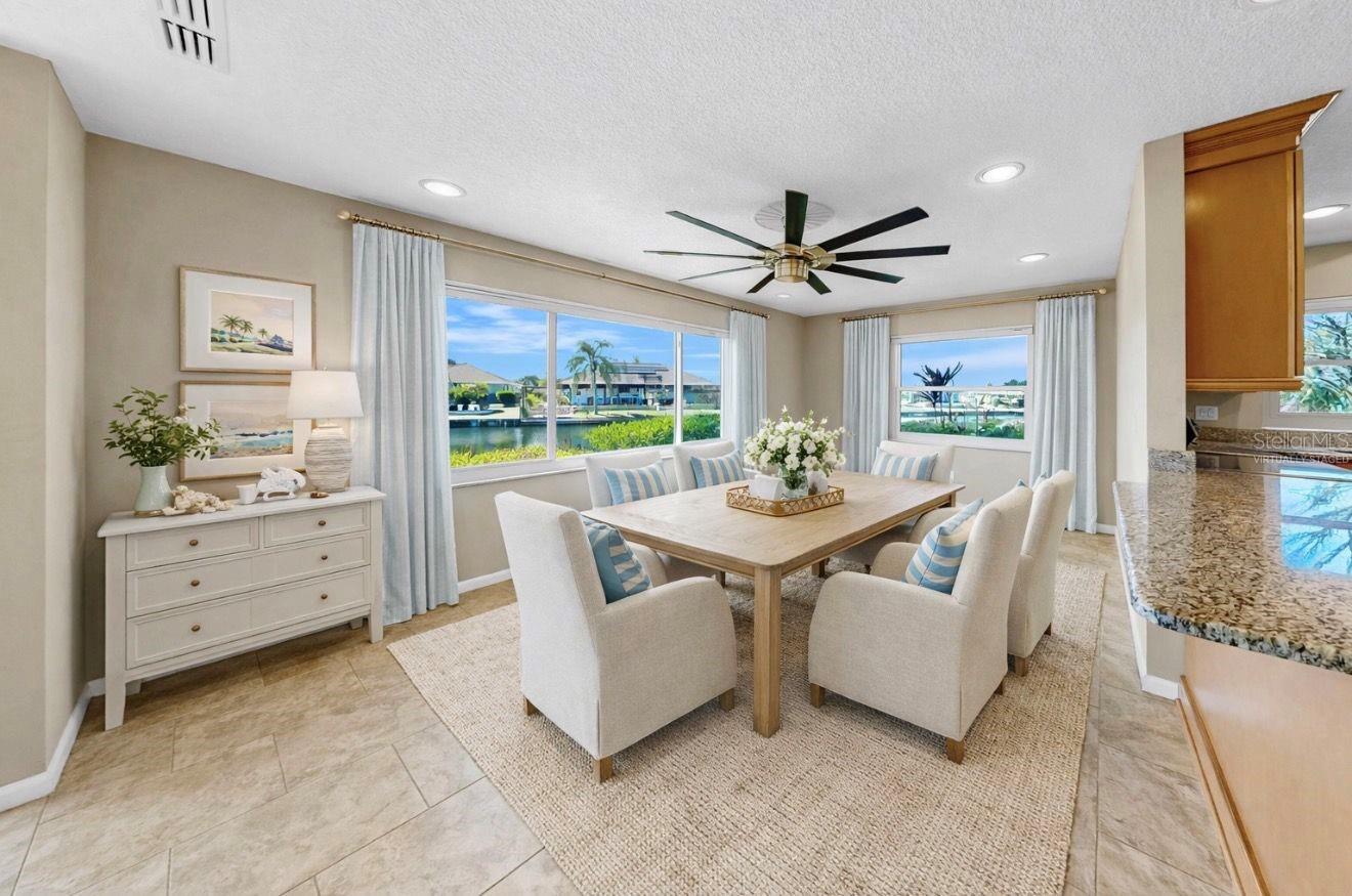 Virtually Staged Dining Room