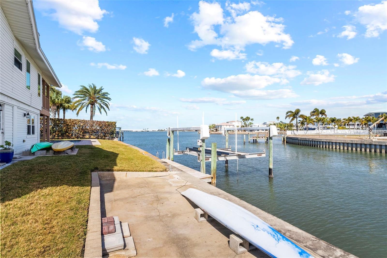 Direct access to St. Josephs Sound and the Gulf