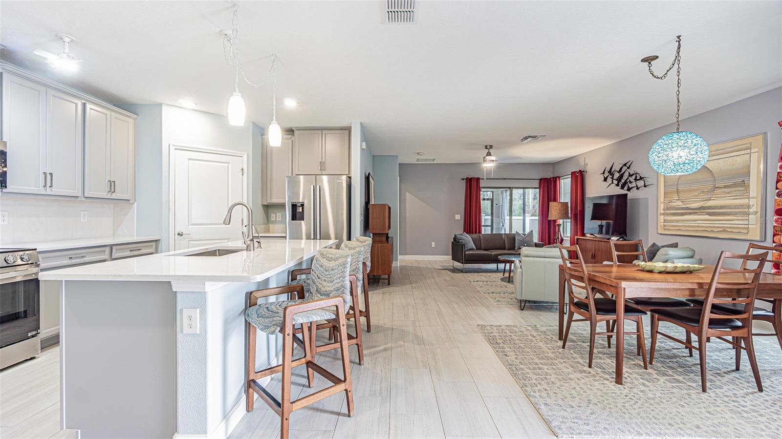 OPEN floorplan with modern decor