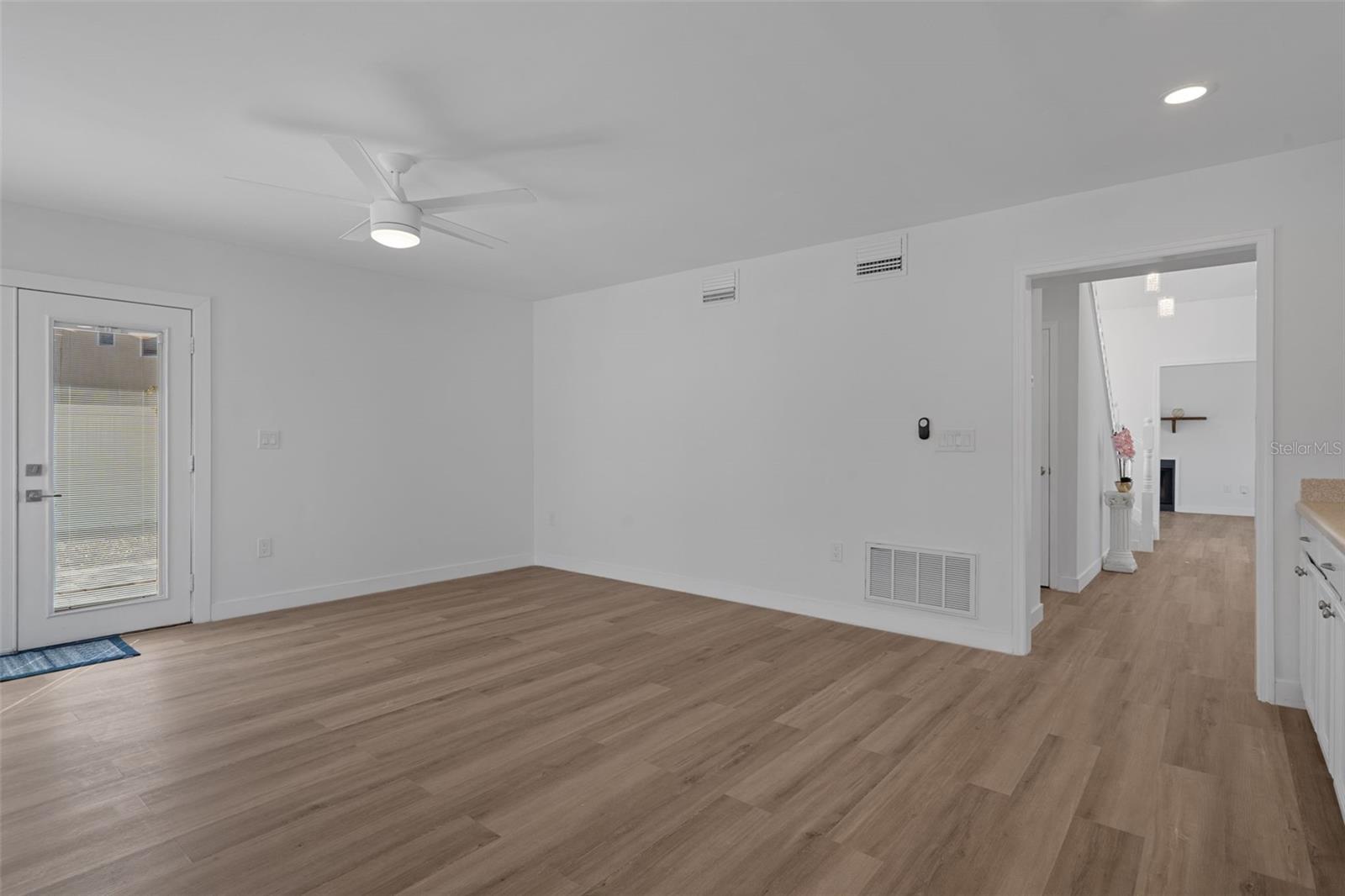 The living Room is spacious and beautiful