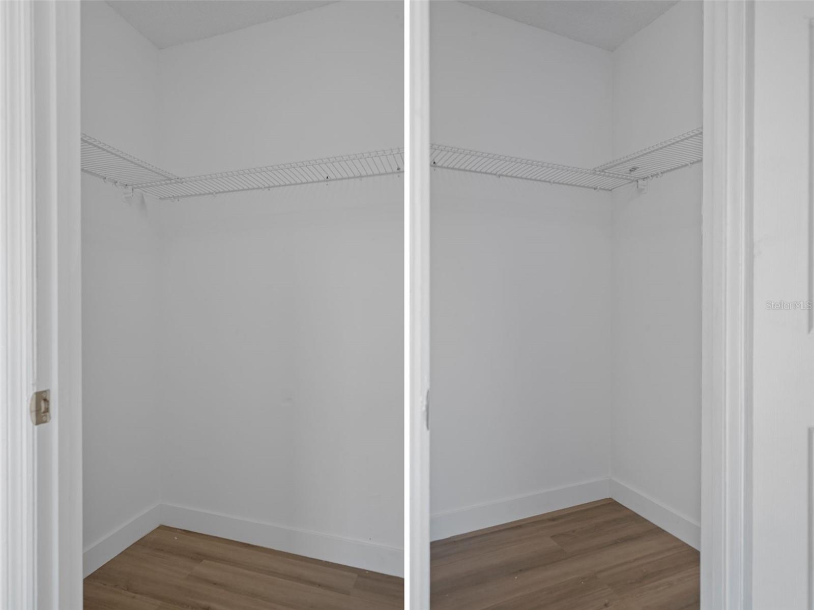 Large Walk-In Closet in the Master Bedroom