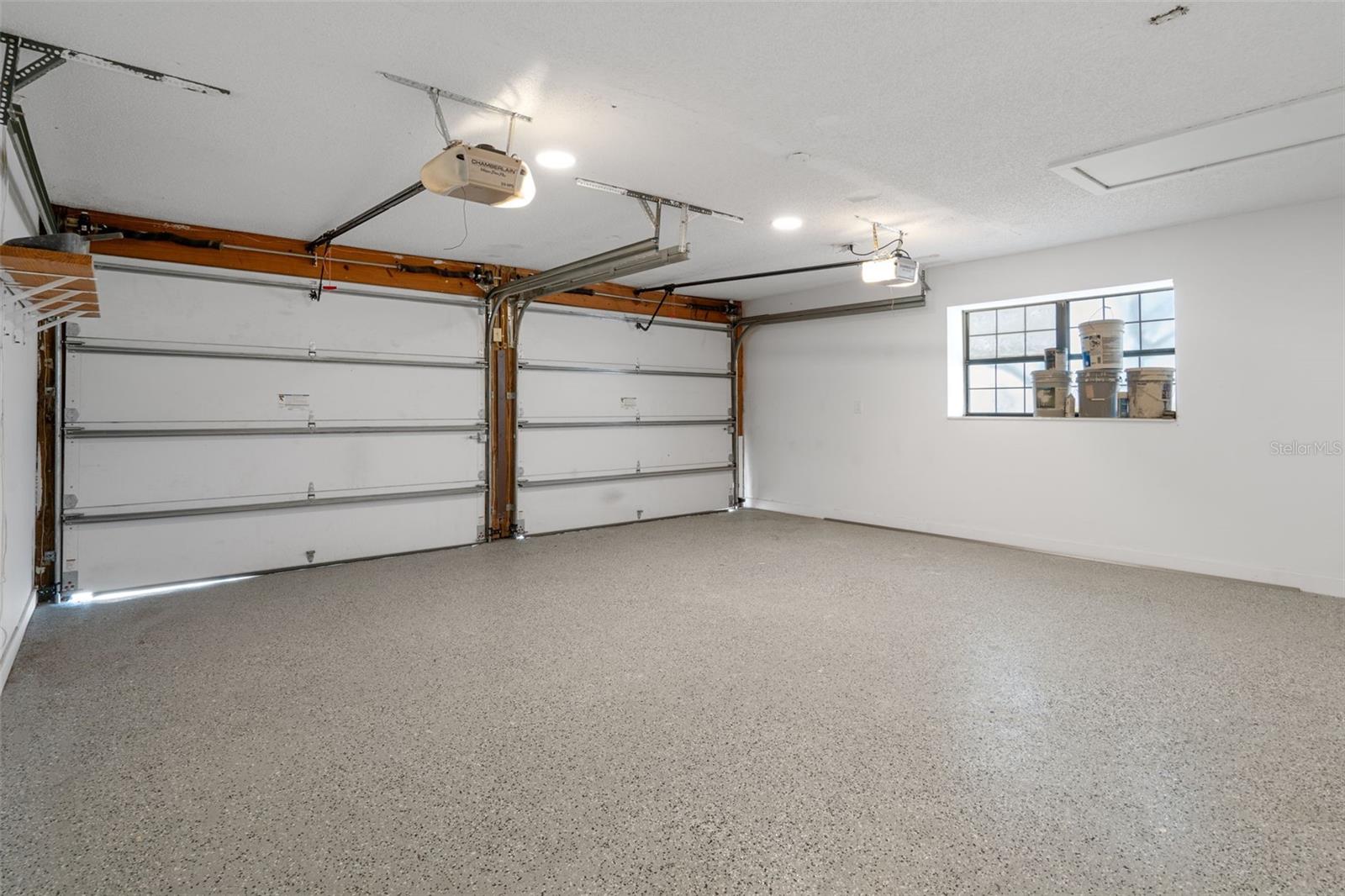 Oversized two car garage