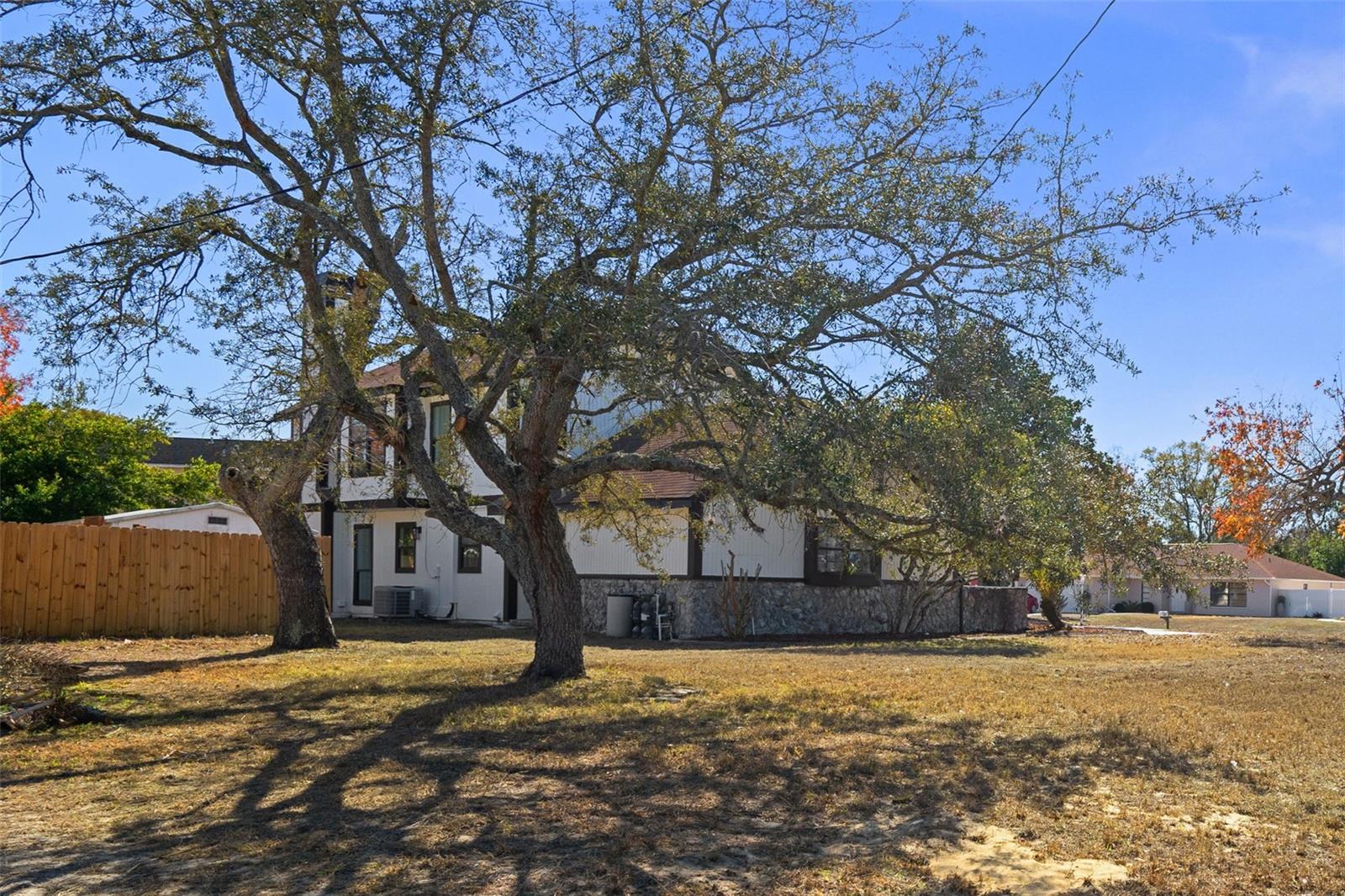 Left Side of Home and the Front of the home