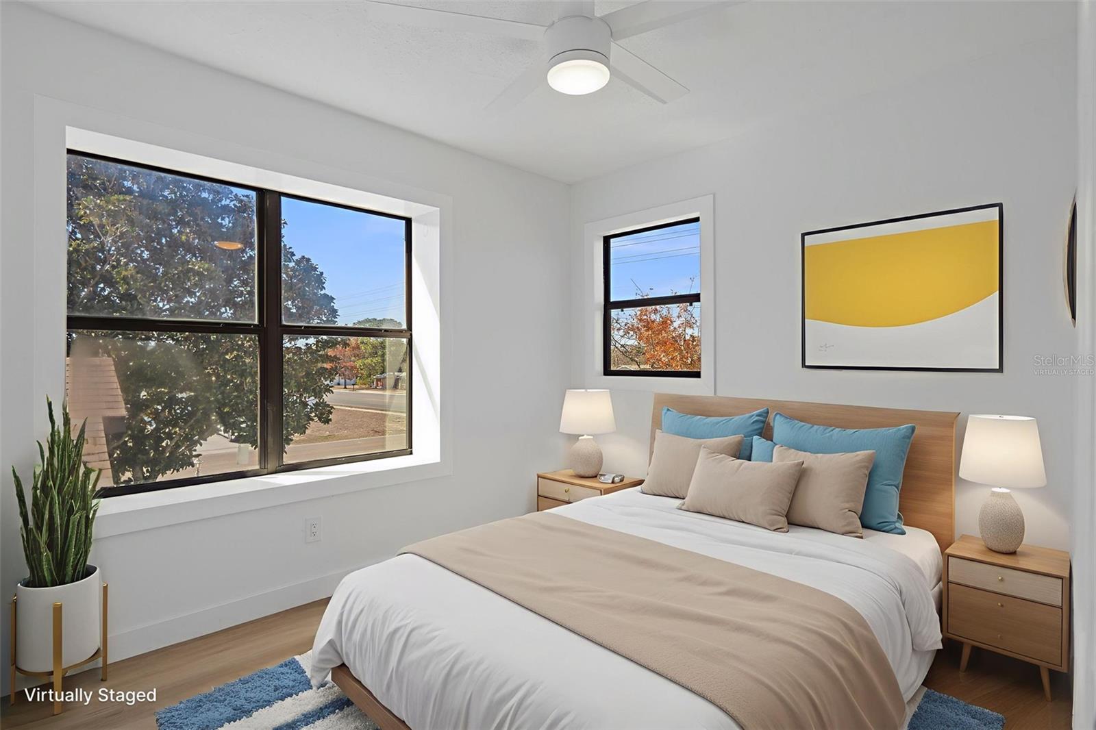Guest Bedroom three virtually staged