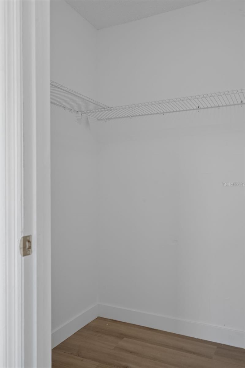 Master bedroom closet