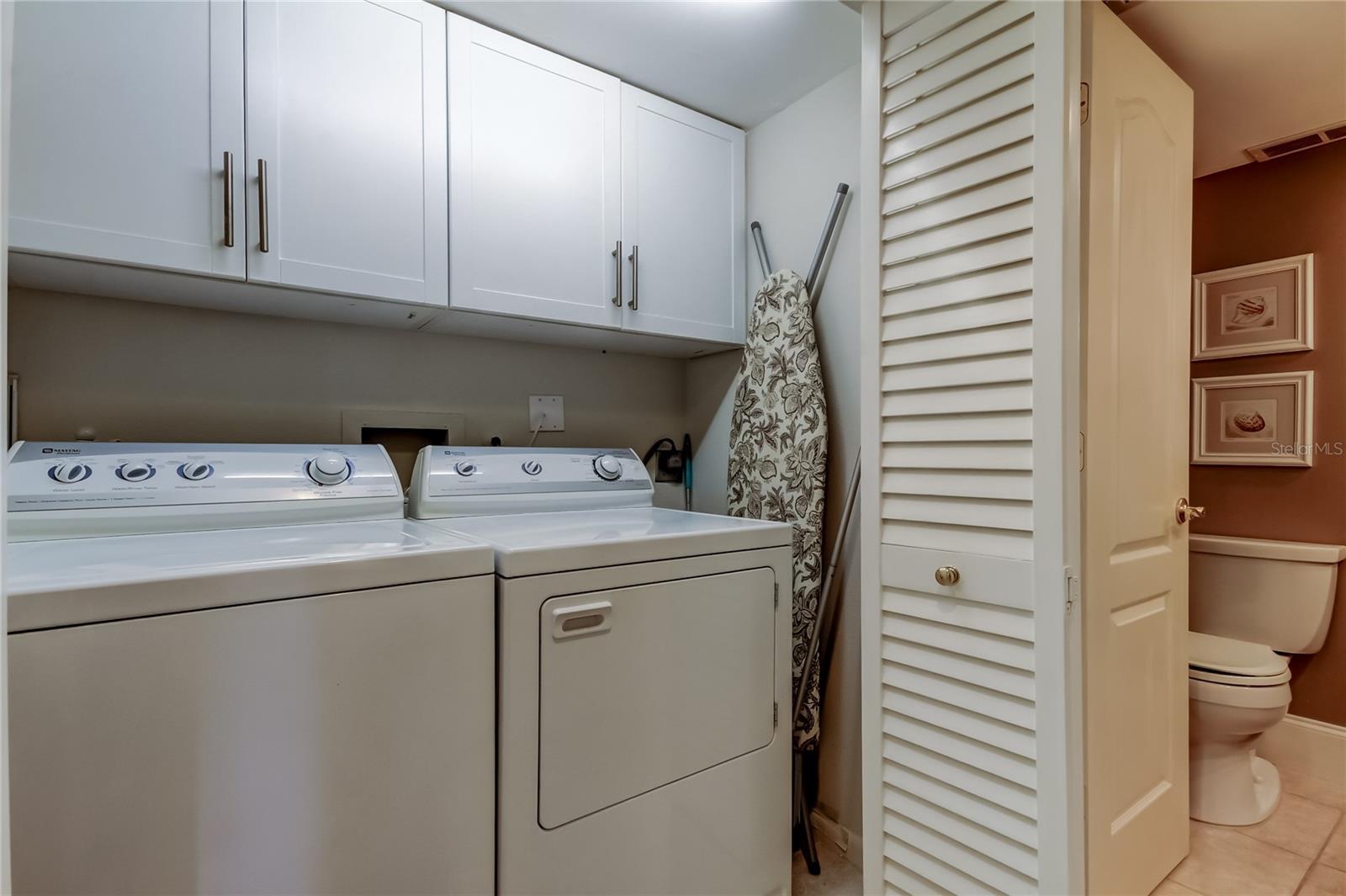 In unit laundry closet