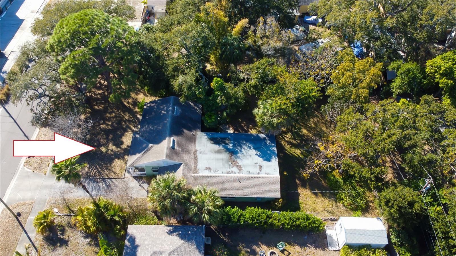 Aerial of the House