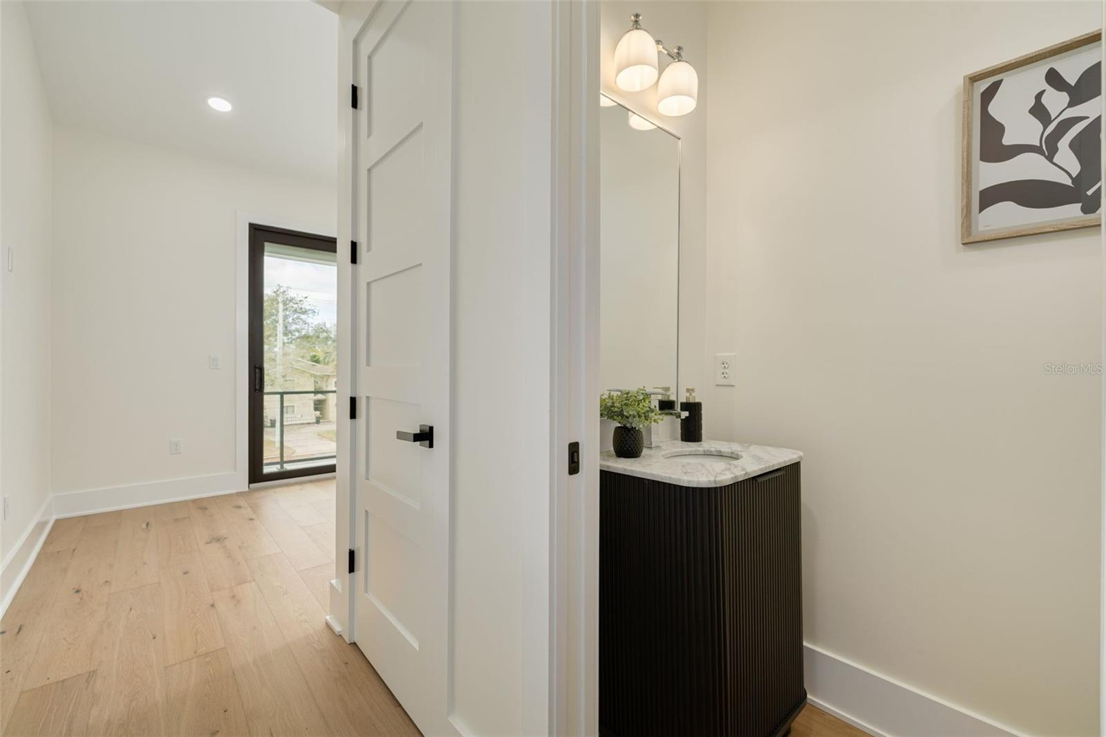 Half Bath in Bonus Room