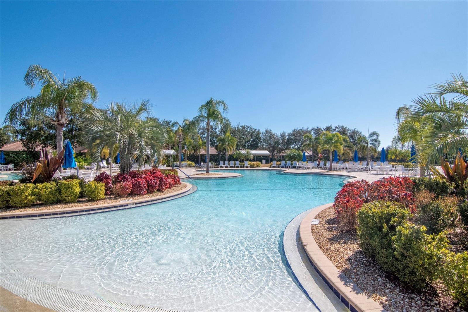 Beach Entry Resort Style Pool