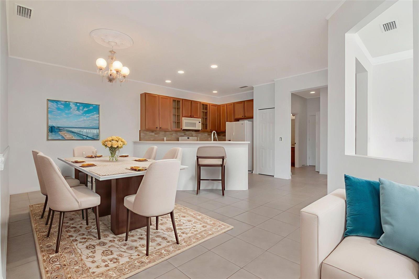 Virtual Staging Dining Room