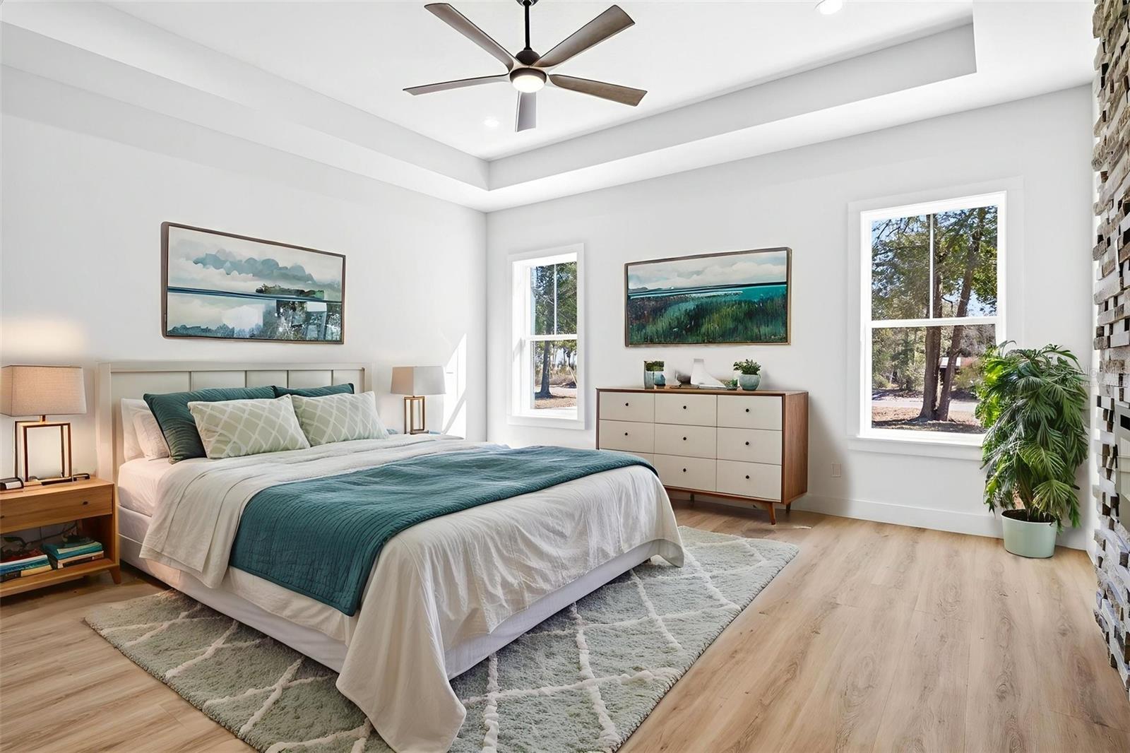 Primary Bedroom Virtually Staged