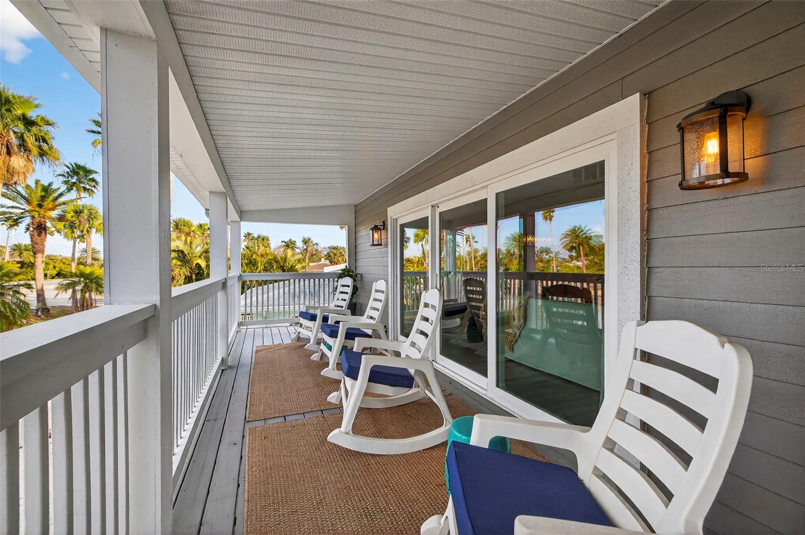 Front Balcony with water views