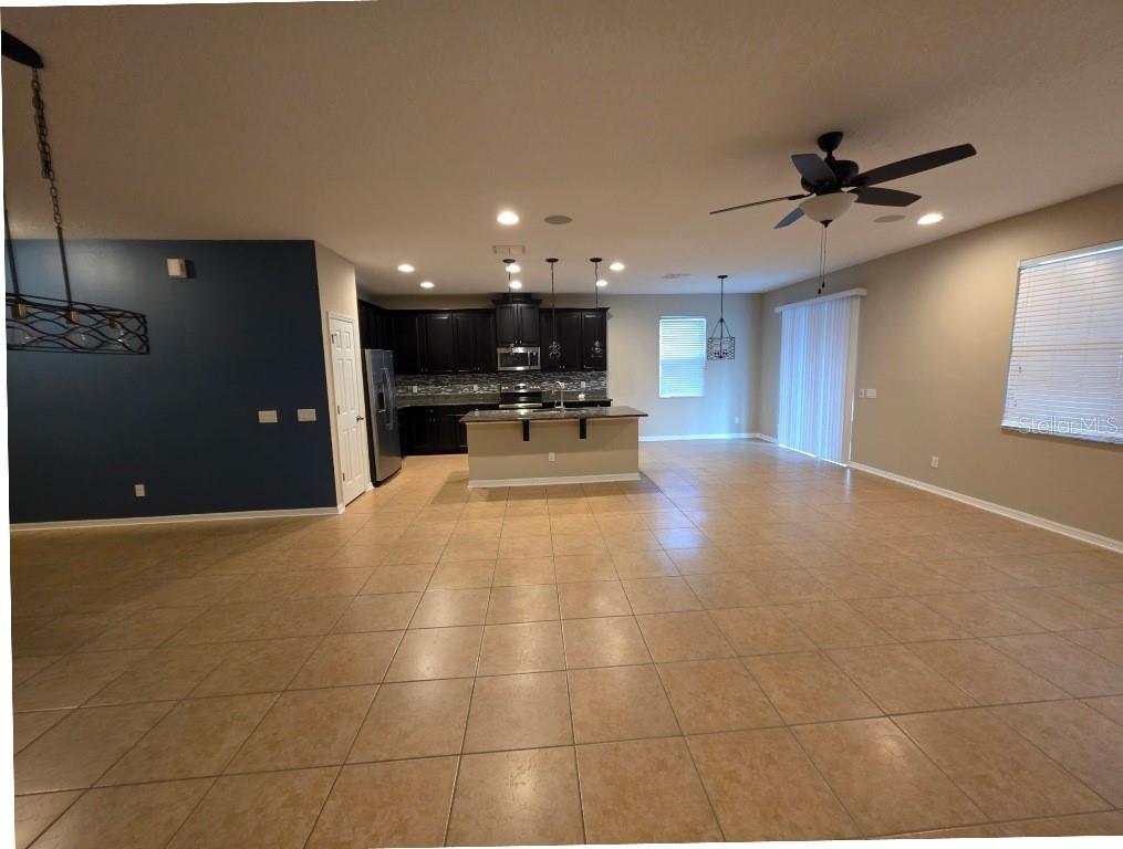 from Living area looking towards kitchen. lots of room.