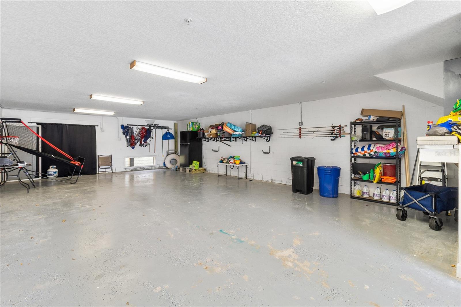 Garage easily holds 3 Vehicles