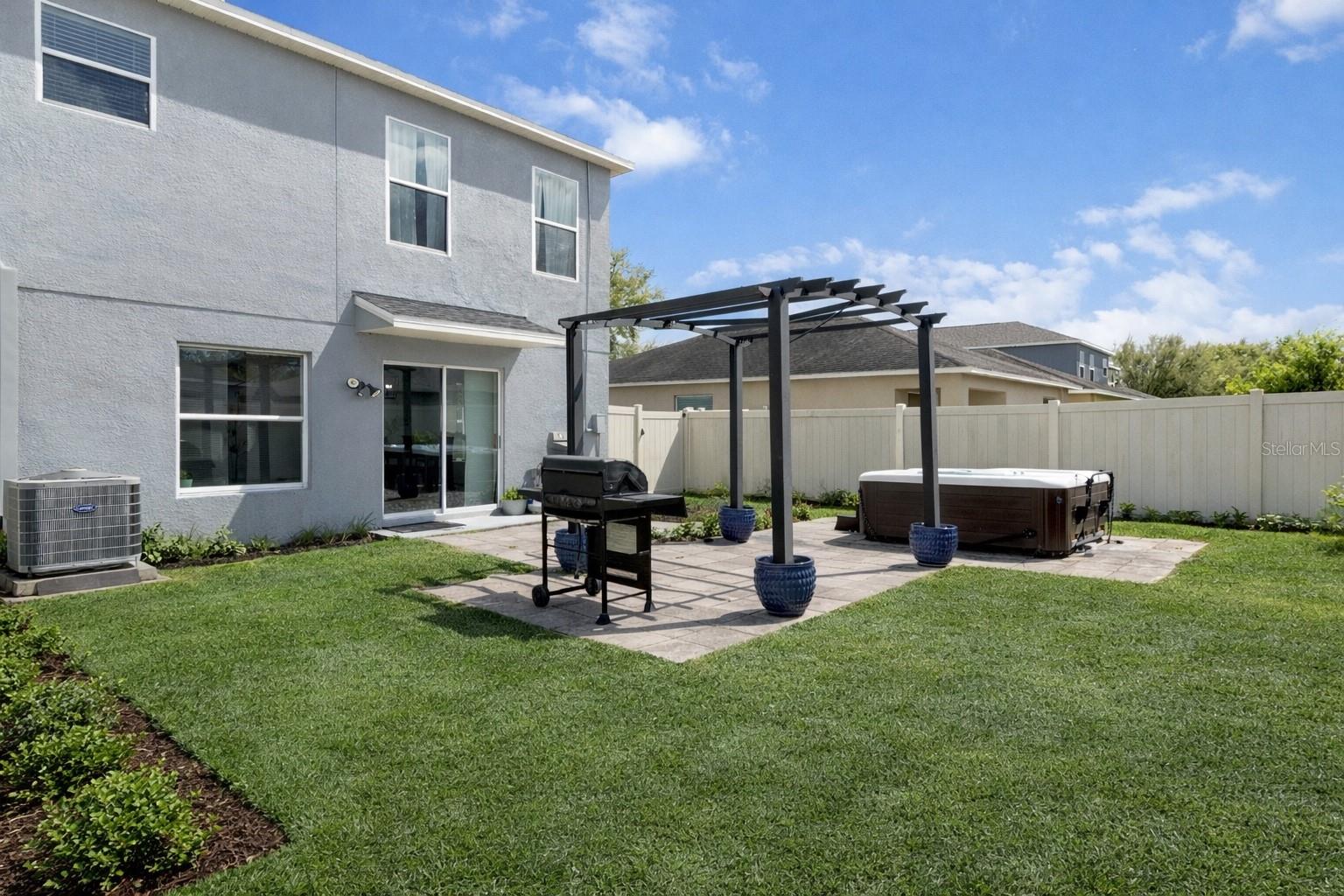 Backyard with Spa (photo AI enhanced)