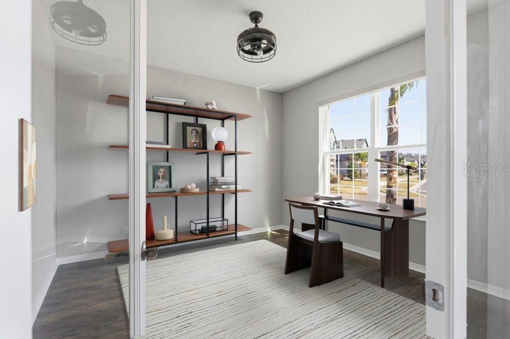 Virtually Staged Office