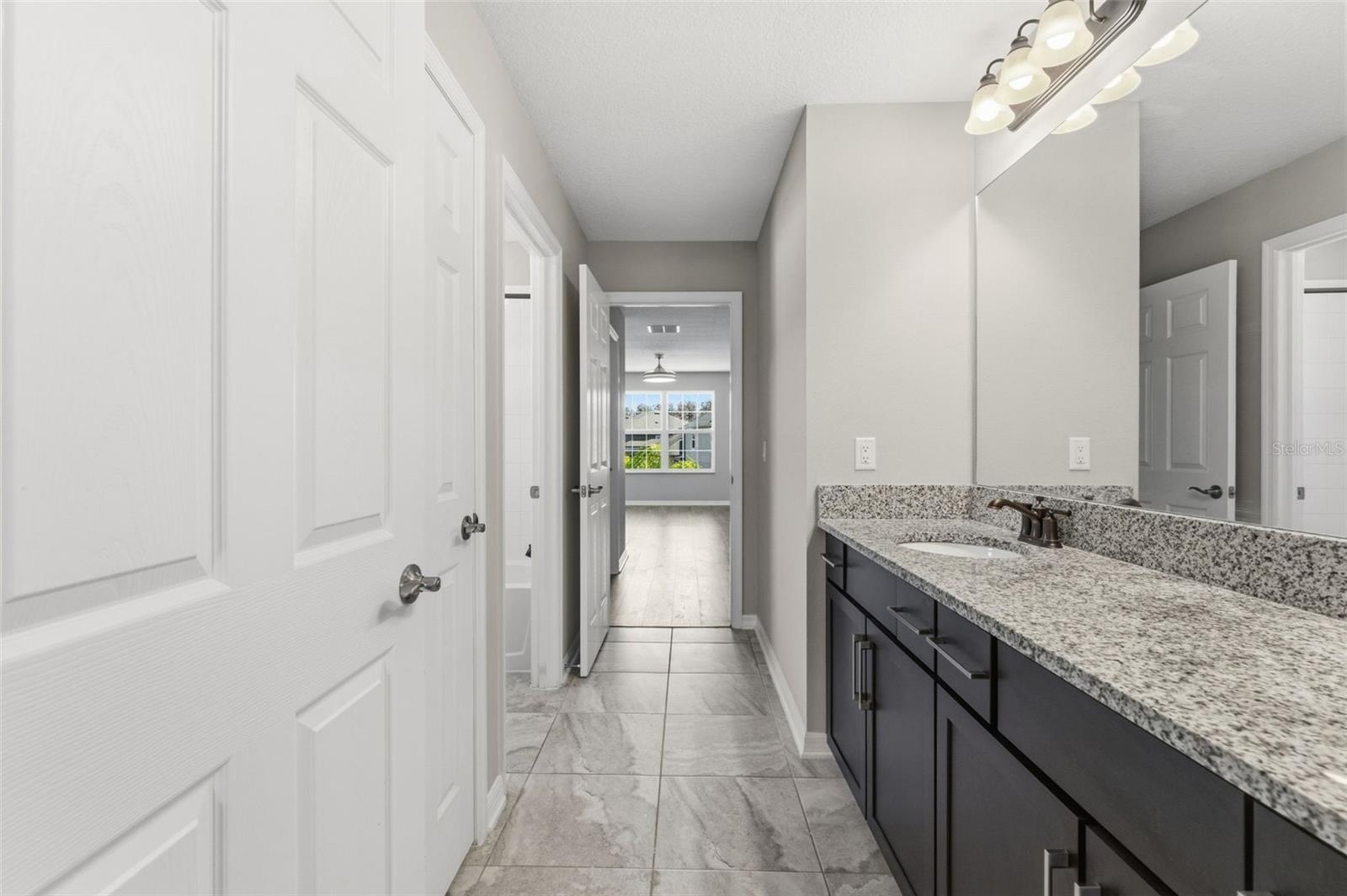 Full Bath connected to Jack & Jill Rooms