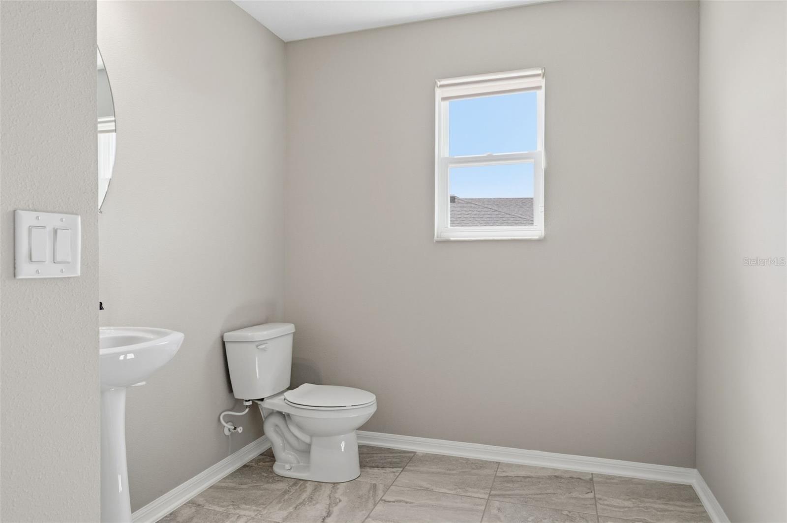 Large Half Bath Upstairs