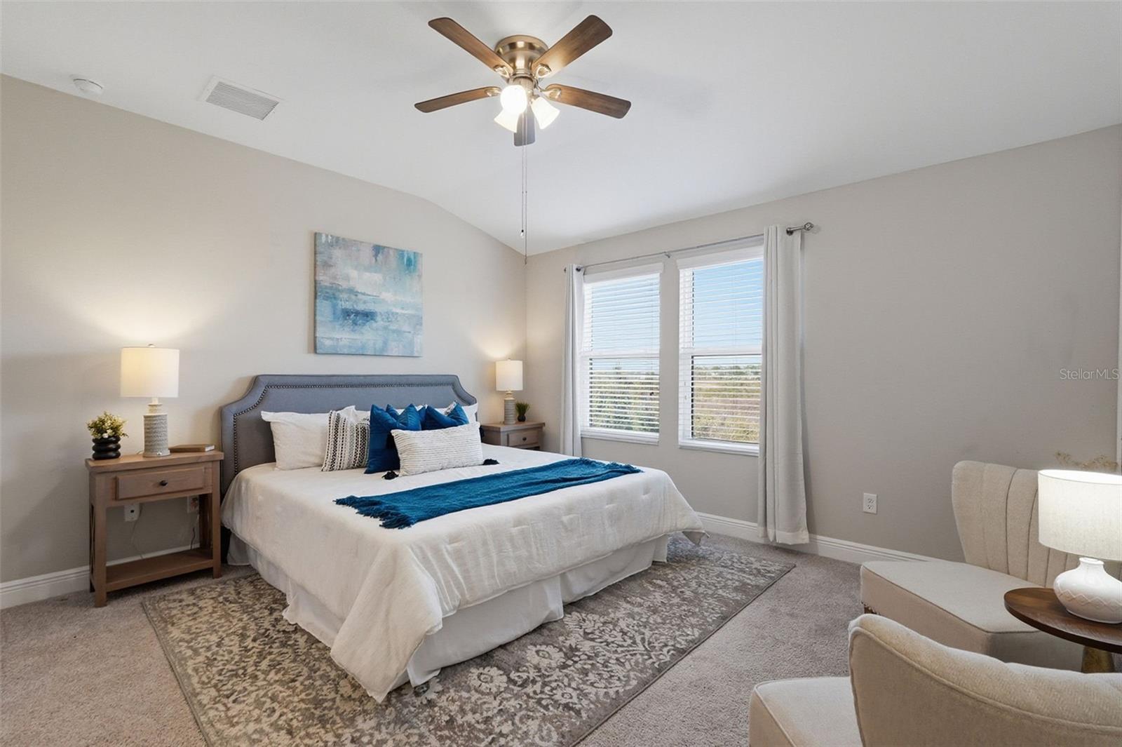 Master bedroom suite