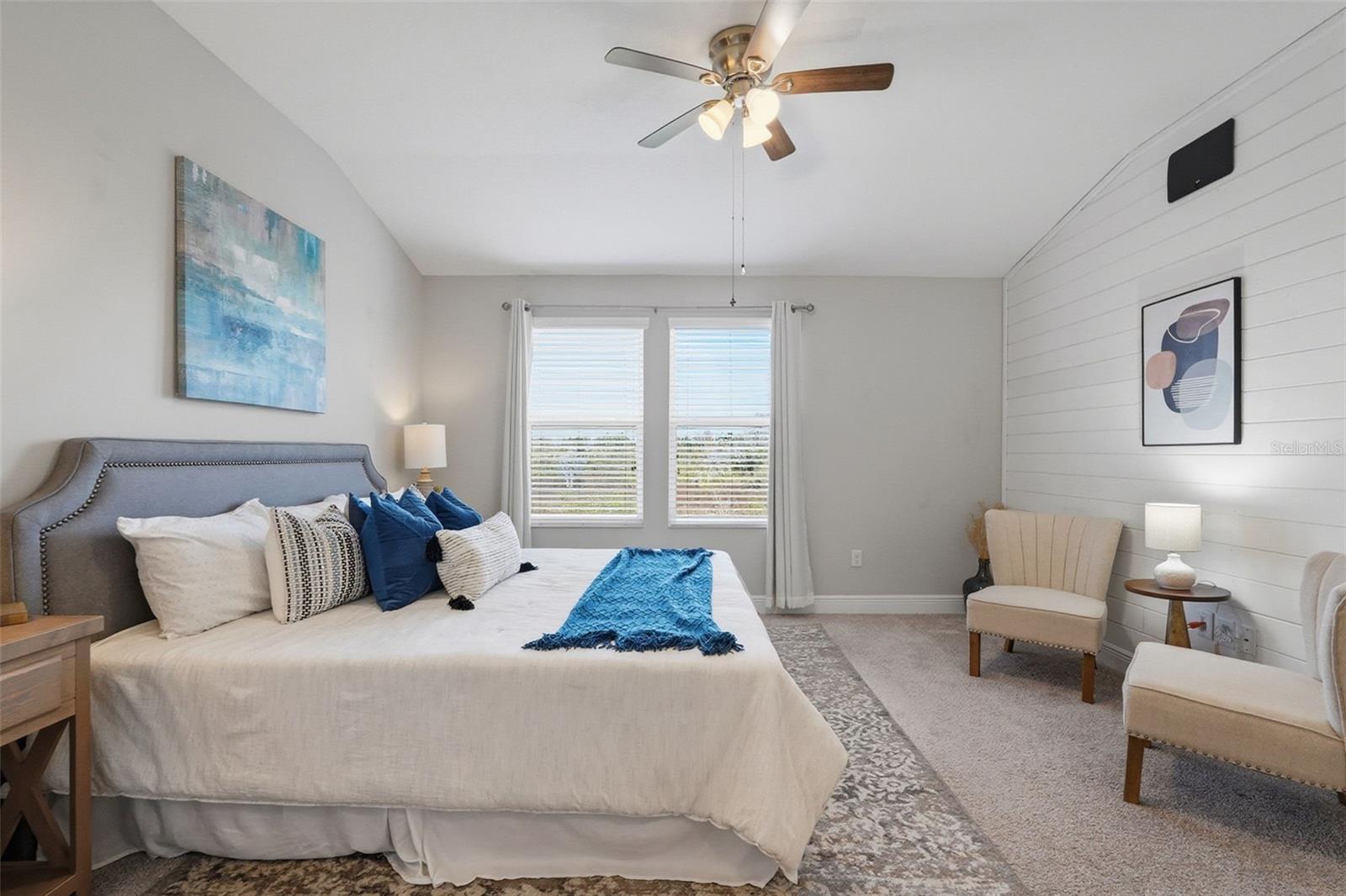 Master bedroom suite