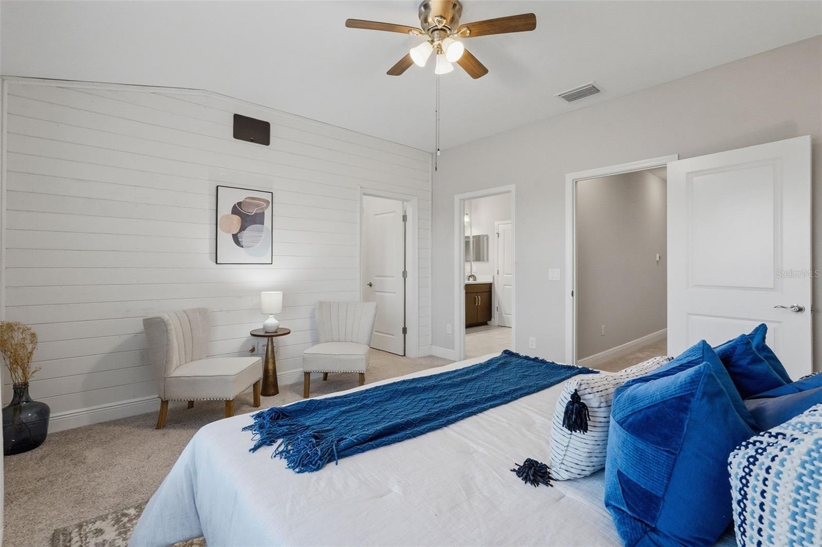 Master bedroom suite