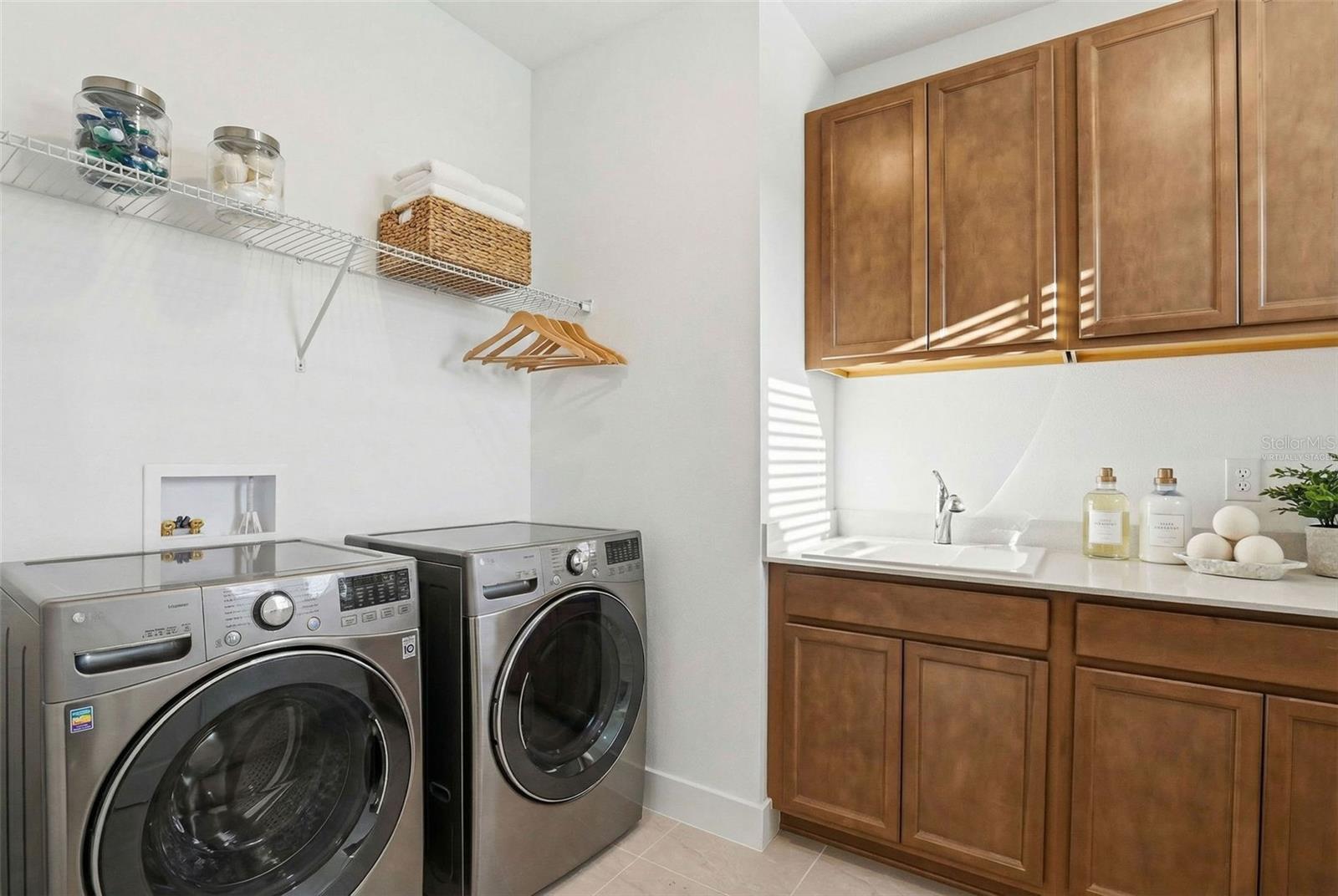 VIRTUALLY STAGED -LAUNDRY ROOM