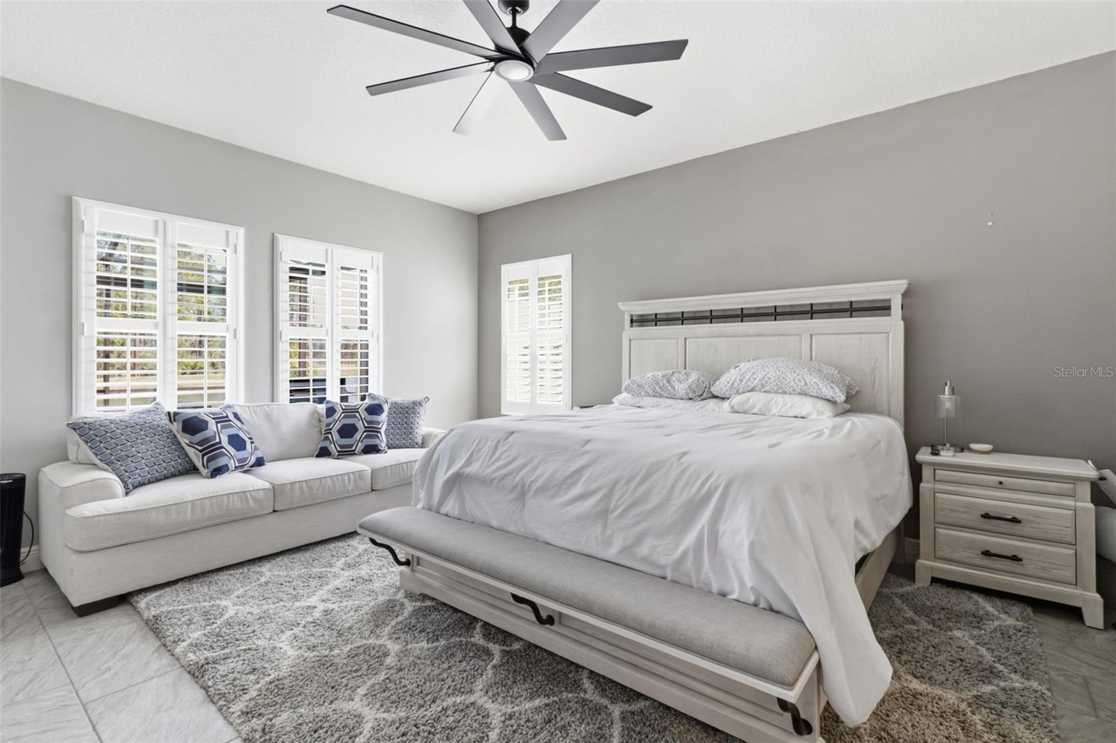 Expansive Primary bedroom