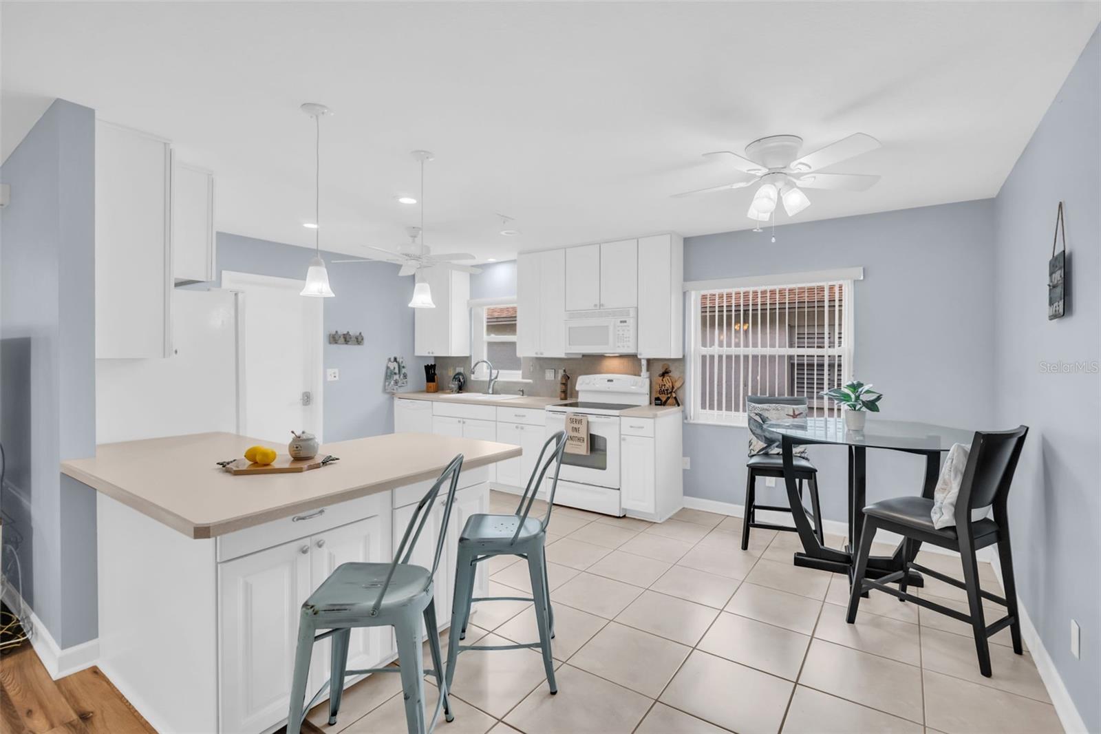 Stunning kitchen renovation open to main living~