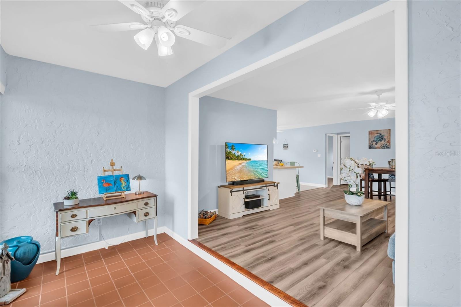 Florida room makes the perfect bonus space with endless possibilities~