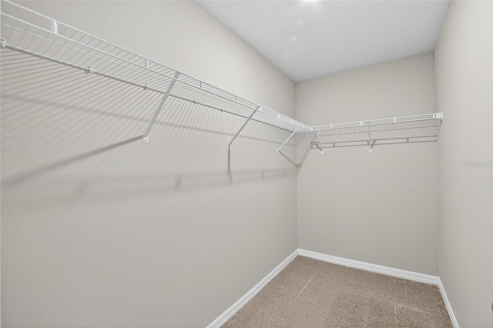 Primary walk in closet