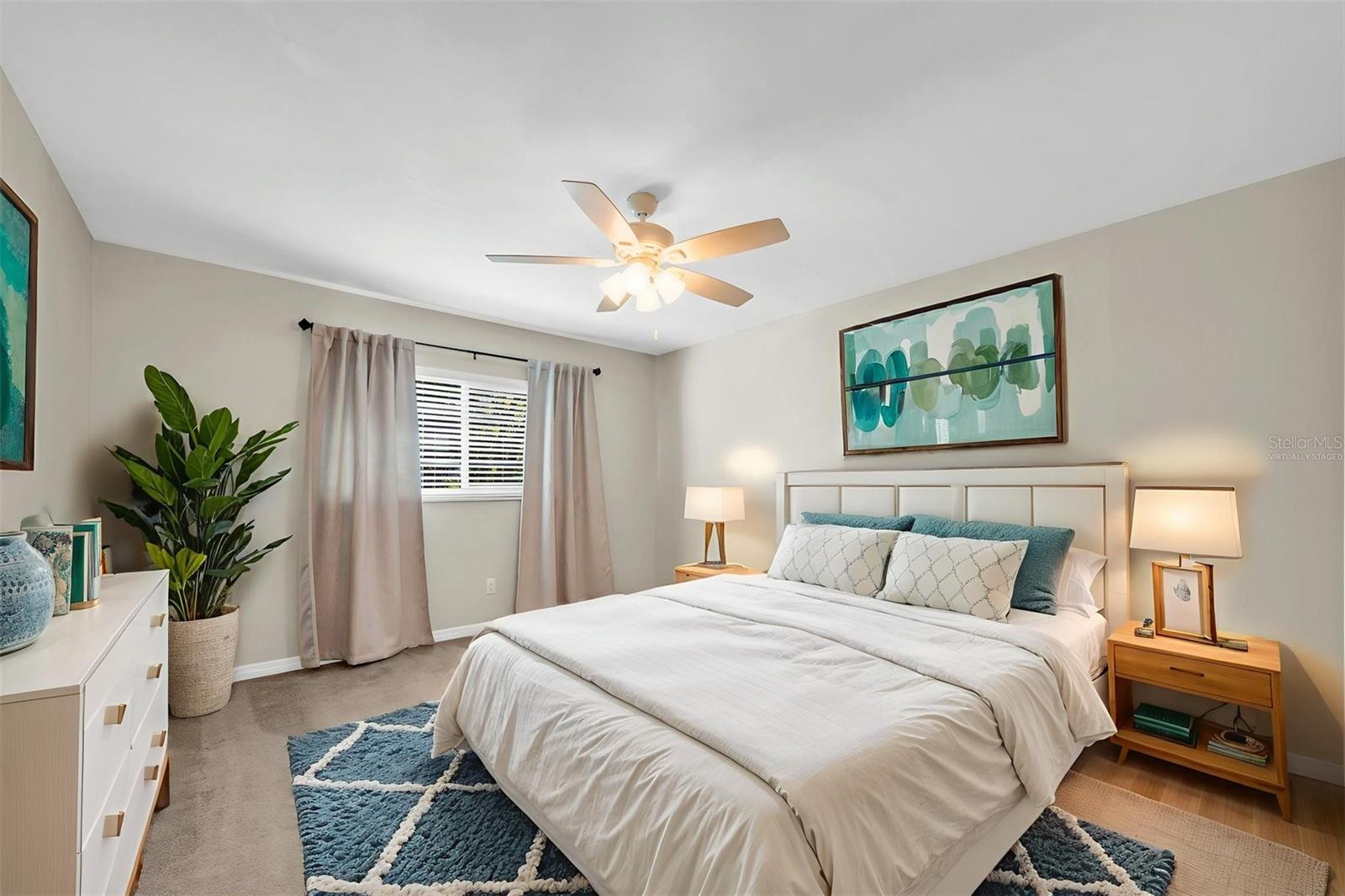 2nd floor primary bedroom suite Virtually Staged