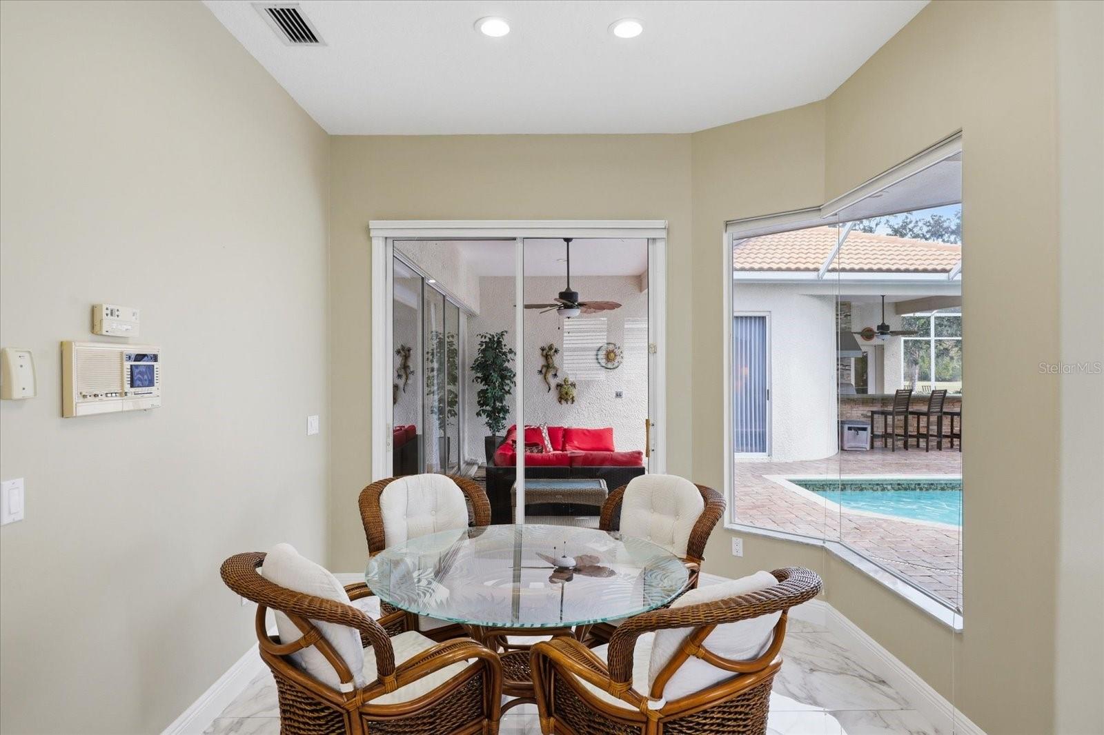 Breakfast Nook with Aquarium Window