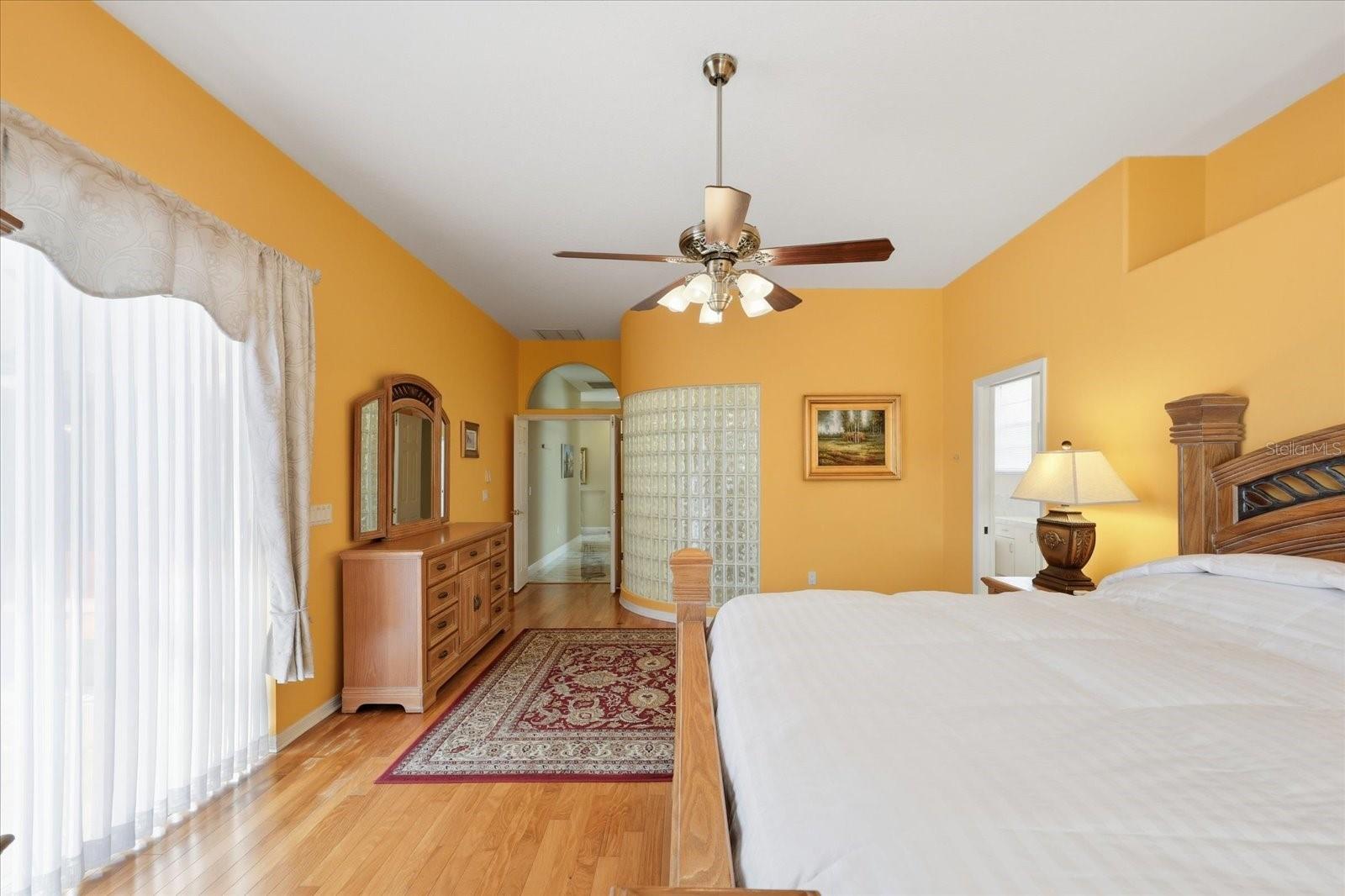 Primary Bedroom is Spacious