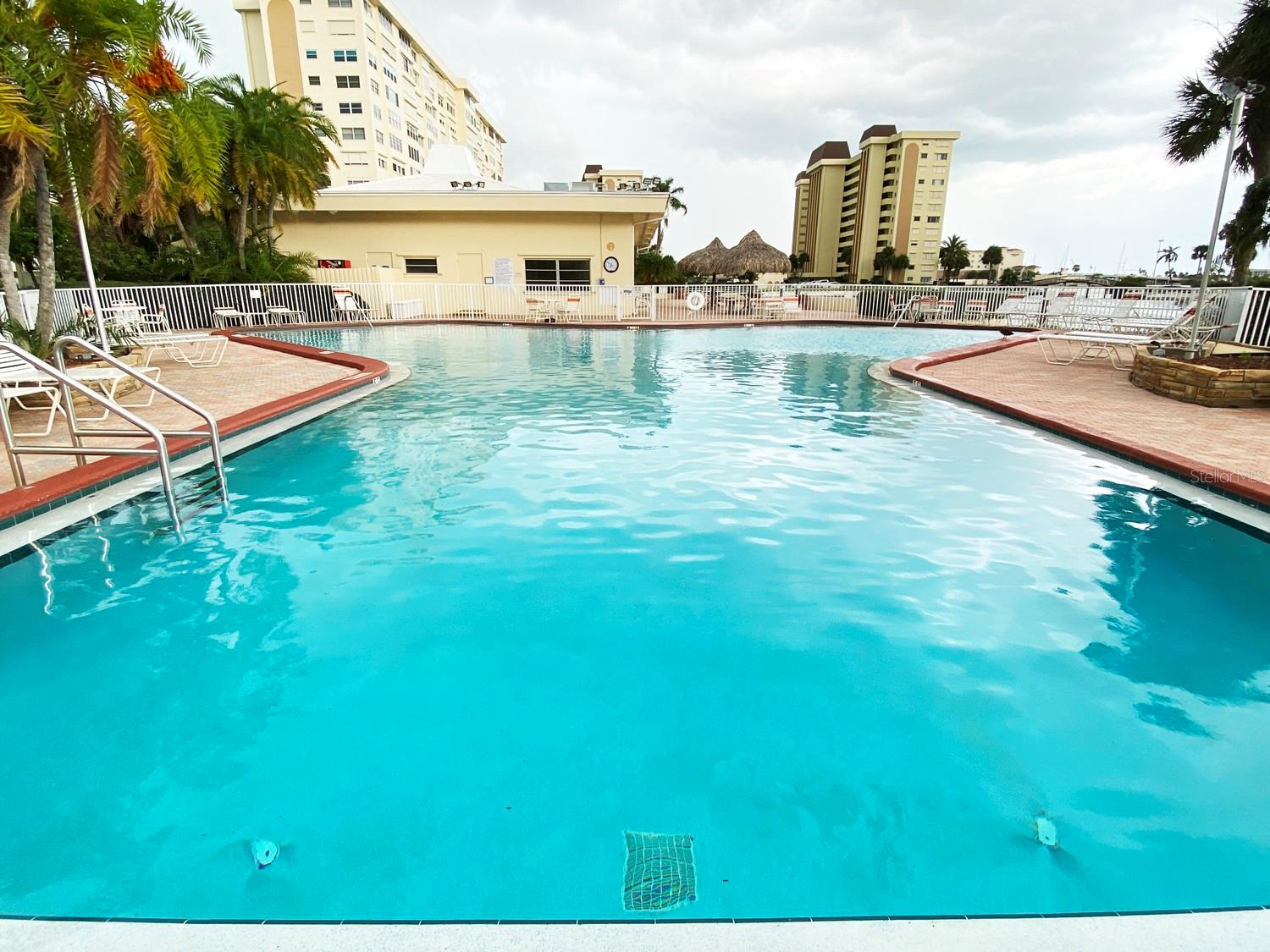 Two heated pools located on the beautiful waterfront.